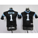 nike youth nfl jerseys carolina panthers #1 newton black[nike]