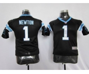 nike youth nfl jerseys carolina panthers #1 newton black[nike]