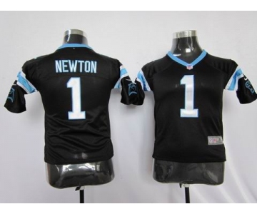 nike youth nfl jerseys carolina panthers #1 newton black[nike]