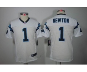 nike youth nfl jerseys carolina panthers #1 newton white[nike limited]