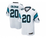 nike youth nfl jerseys carolina panthers #20 kurt coleman white[nike]