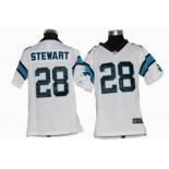 nike youth nfl jerseys carolina panthers #28 stewart white[nike]