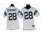 nike youth nfl jerseys carolina panthers #28 stewart white[nike]