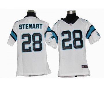 nike youth nfl jerseys carolina panthers #28 stewart white[nike]