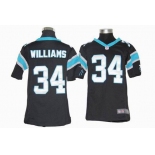 nike youth nfl jerseys carolina panthers #34 williams black[nike]