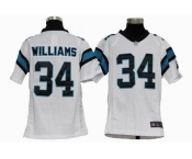 nike youth nfl jerseys carolina panthers #34 williams white[nike]