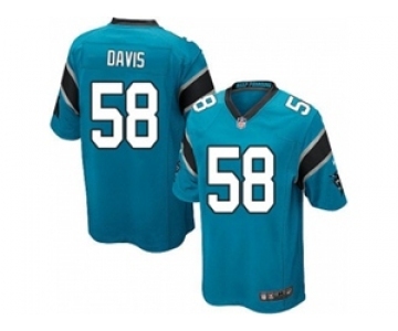 nike youth nfl jerseys carolina panthers #58 thomas davis blue[nike]