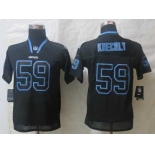 nike youth nfl jerseys carolina panthers #59 kuechly black[nike lights out]