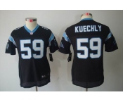 nike youth nfl jerseys carolina panthers #59 kuechly black[nike limited]