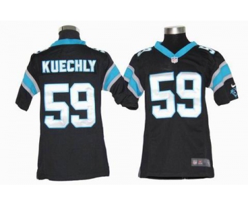 nike youth nfl jerseys carolina panthers #59 kuechly black[nike]