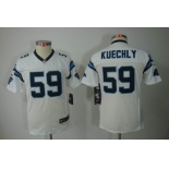 nike youth nfl jerseys carolina panthers #59 kuechly white[nike limited]