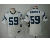 nike youth nfl jerseys carolina panthers #59 kuechly white[nike limited]