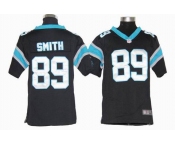 nike youth nfl jerseys carolina panthers #89 steve smith black[nike]