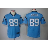 nike youth nfl jerseys carolina panthers #89 steve smith blue[nike]