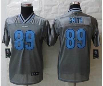 nike youth nfl jerseys carolina panthers #89 steve smith grey[nike vapor]