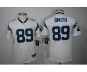 nike youth nfl jerseys carolina panthers #89 steve smith white[nike limited]