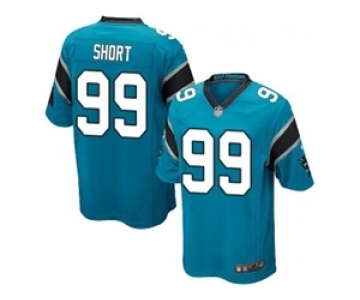 nike youth nfl jerseys carolina panthers #99 kawann short blue[nike]