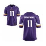 Men's Nike Minnesota Vikings #11 Laquon Treadwell Game Purple Team Color NFL Jersey