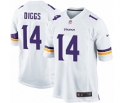 Men's Nike Minnesota Vikings #14 Stefon Diggs Game White NFL Jersey