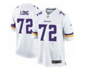 Men's Nike Minnesota Vikings #72 Jake Long Game White NFL Jersey