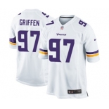 Men's Nike Minnesota Vikings #97 Everson Griffen Game White NFL Jersey