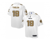 Nike Minnesota Vikings #19 Adam Thielen White Men's NFL Pro Line Fashion Game Jersey