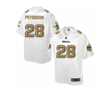 Nike Minnesota Vikings #28 Adrian Peterson White Men's NFL Pro Line Fashion Game Jersey