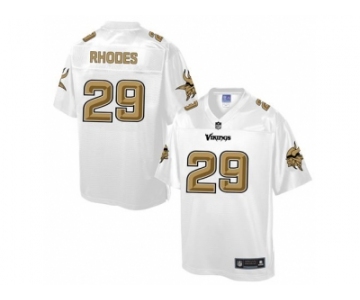 Nike Minnesota Vikings #29 Xavier Rhodes White Men's NFL Pro Line Fashion Game Jersey