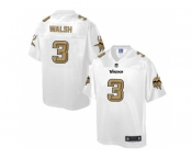 Nike Minnesota Vikings #3 Blair Walsh White Men's NFL Pro Line Fashion Game Jersey