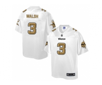 Nike Minnesota Vikings #3 Blair Walsh White Men's NFL Pro Line Fashion Game Jersey