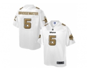 Nike Minnesota Vikings #5 Teddy Bridgewater White Men's NFL Pro Line Fashion Game Jersey