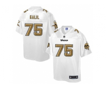 Nike Minnesota Vikings #75 Matt Kalil White Men's NFL Pro Line Fashion Game Jersey