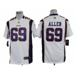 nike nfl jerseys Minnesota Vikings #69 Jared Allen White [Game]