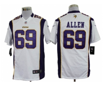 nike nfl jerseys Minnesota Vikings #69 Jared Allen White [Game]