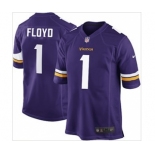 nike nfl jerseys minnesota vikings #1 floyd purple[game]