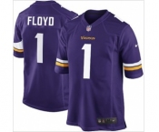 nike nfl jerseys minnesota vikings #1 floyd purple[game]