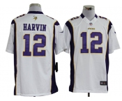 nike nfl jerseys minnesota vikings #12 harvin white[game]