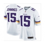 nike nfl jerseys minnesota vikings #15 jennings white[game]