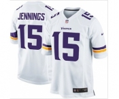 nike nfl jerseys minnesota vikings #15 jennings white[game]