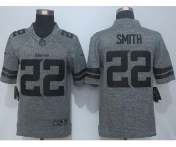 nike nfl jerseys minnesota vikings #22 smith gray[game]