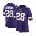 nike nfl jerseys minnesota vikings #28 peterson purple[game]