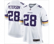 nike nfl jerseys minnesota vikings #28 peterson white[game new]