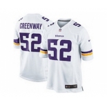 nike nfl jerseys minnesota vikings #52 greenway white[game]