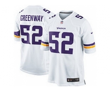 nike nfl jerseys minnesota vikings #52 greenway white[game]