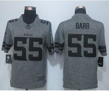 nike nfl jerseys minnesota vikings #55 barr gray[game]