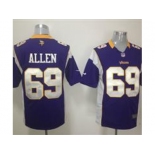 nike nfl jerseys minnesota vikings #69 allen purple[game]