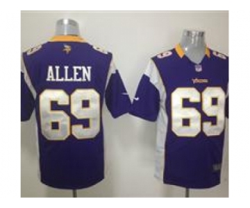 nike nfl jerseys minnesota vikings #69 allen purple[game]