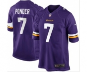 nike nfl jerseys minnesota vikings #7 christian ponder purple[new game]