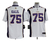 nike nfl jerseys minnesota vikings #75 kalil white[game]