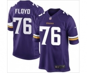 nike nfl jerseys minnesota vikings #76 floyd purple[game]